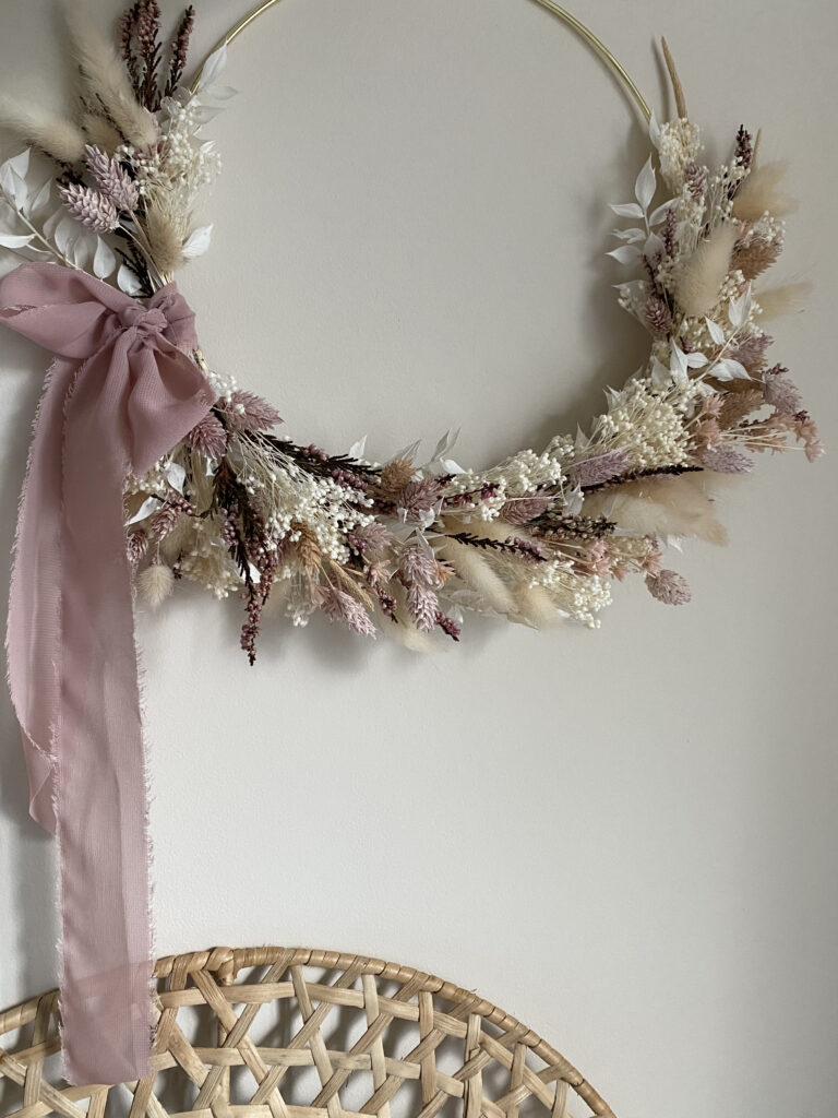 Dried Floral Hoop