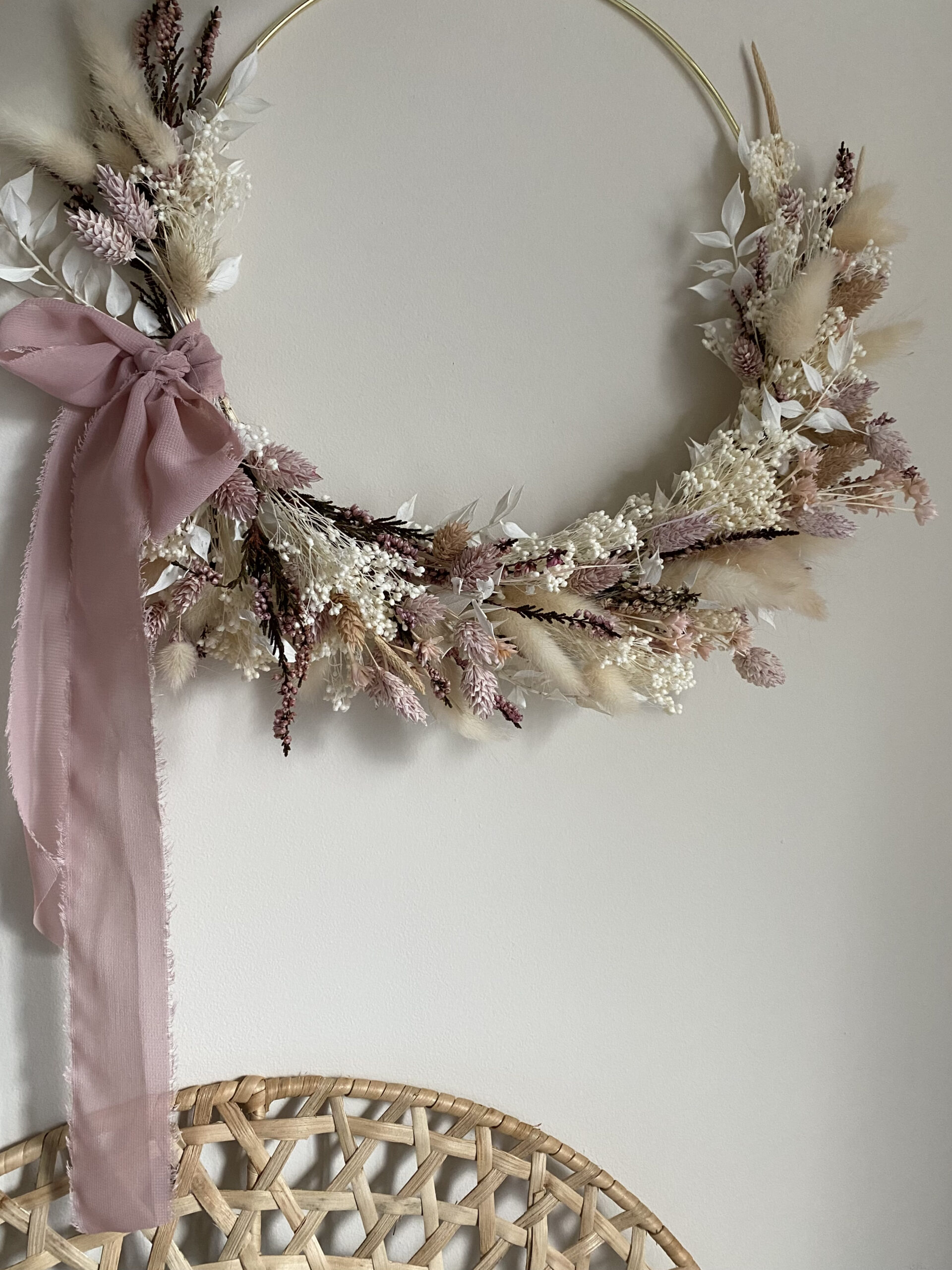 Dried Floral Hoop